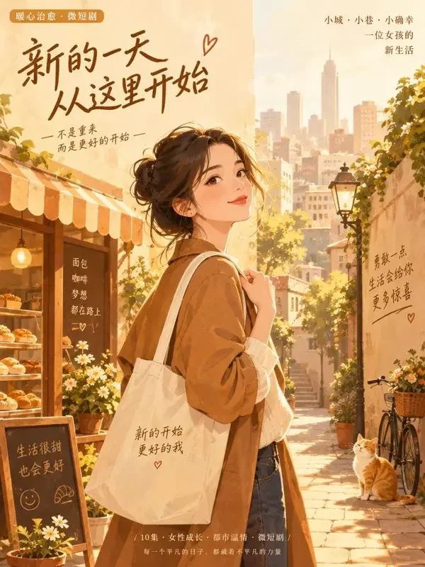 重启人生三十岁 - 悬疑逆袭短剧 短剧《重启人生三十岁》封面图