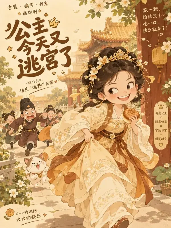 皇妃的格格日常 - 古装甜宠短剧 短剧《皇妃的格格日常》封面图