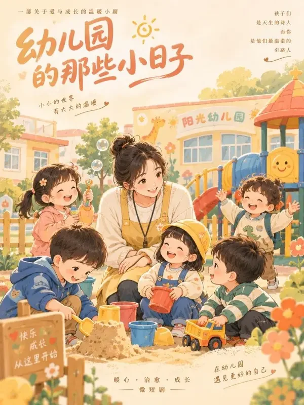 糖果幼儿园 - 家庭伦理短剧 短剧《糖果幼儿园》封面图